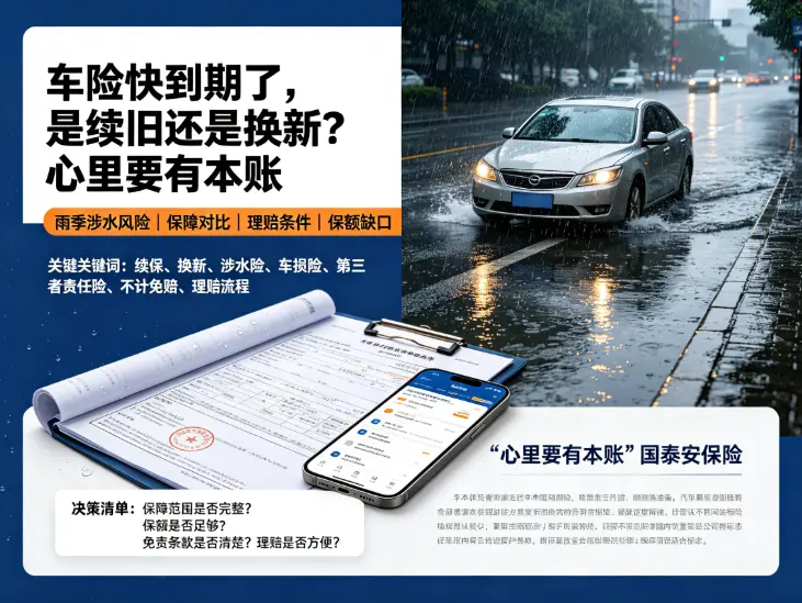 车险快到期了,是续旧还是换新?心里要有本账(图1) 车险快到期了,是续旧还是换新?心里要有本账(图1)